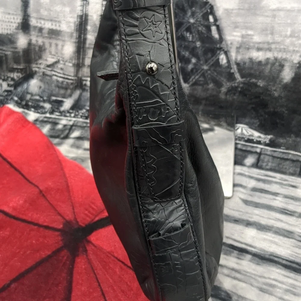 VIA Spiga Black Leather Bag